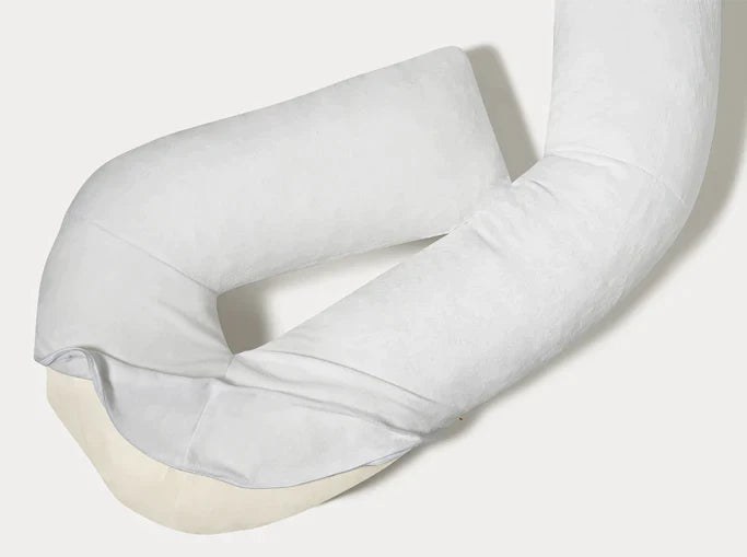 Therapeutic Body Pillow Cover - Pure White Image