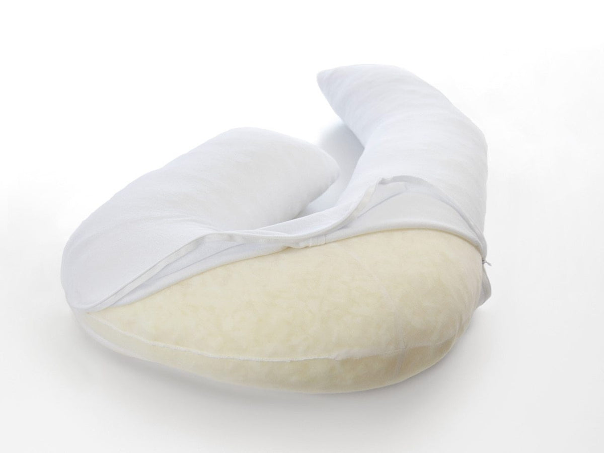 Extra Case for Therapeutic Body Pillow - White