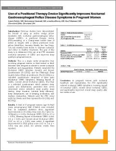 Nocturnal Regurgitation after Esophagectomy Before and After Implementation of a Novel Sleep Assist Device
